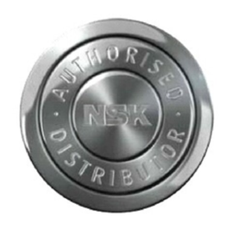 NSK AUTHORISED DISTRIBUTOR Logo (EUIPO, 21.12.2012)