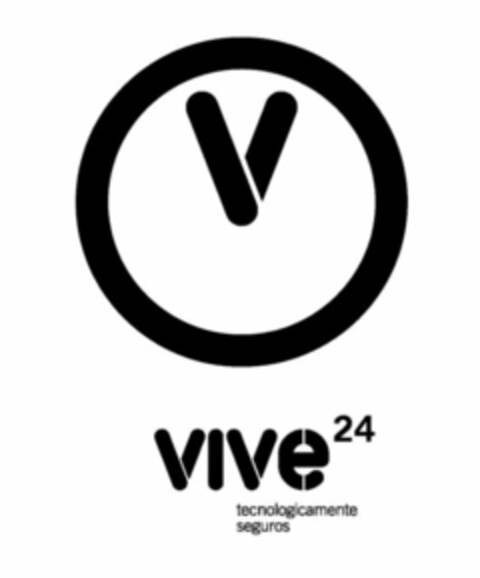 V VIVE24 TECNOLOGICAMENTE SEGUROS Logo (EUIPO, 12/05/2014)