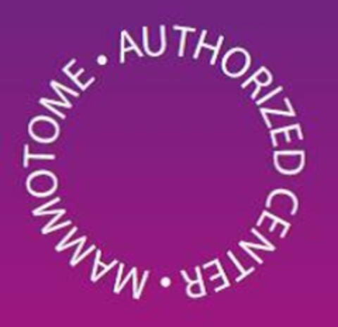 MAMMOTOME AUTHORIZED CENTER Logo (EUIPO, 04/08/2016)