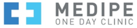 MEDIPE ONE DAY CLINIC Logo (EUIPO, 06/13/2016)