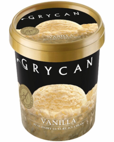 GRYCAN VANILLA REAL DAIRY LUXURY ICE CREAM  Z. GRYCAN WITH MY PERSONAL GUARANTEE Logo (EUIPO, 17.05.2017)