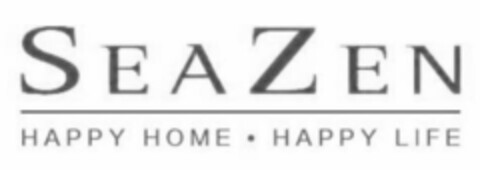 SEAZEN HAPPY HOME HAPPY LIFE Logo (EUIPO, 12/11/2017)