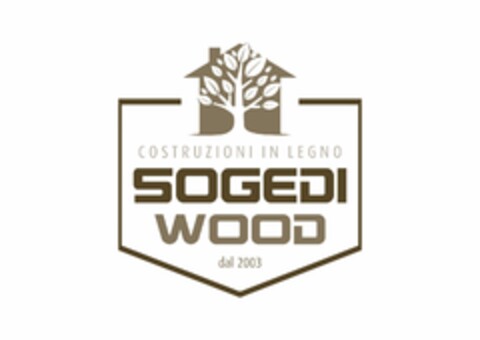 SOGEDI WOOD costruzioni in legno dal 2003 Logo (EUIPO, 14.10.2020)