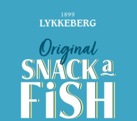 1899 LYKKEBERG Original SNACK A FISH Logo (EUIPO, 02.08.2021)