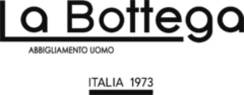 LA BOTTEGA ABBIGLIAMENTO UOMO ITALIA 1973 Logo (EUIPO, 30.09.2021)