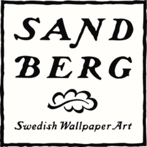 SANDBERG Swedish Wallpaper Art Logo (EUIPO, 21.10.2022)