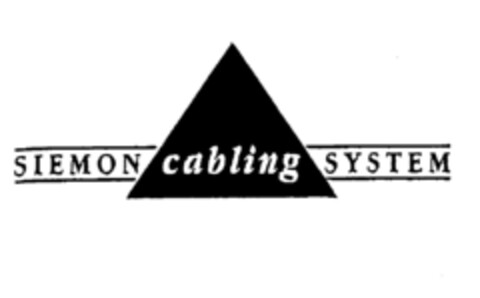 SIEMON cabling SYSTEM Logo (EUIPO, 05/15/1997)