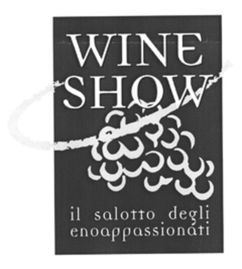 WINE SHOW il salotto degli enoappassionati Logo (EUIPO, 11/25/2003)