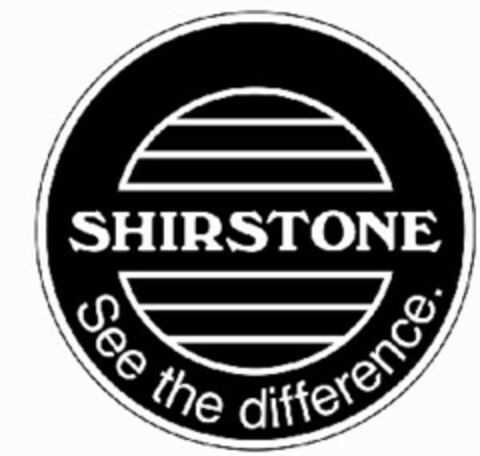 SHIRSTONE See the difference. Logo (EUIPO, 16.01.2007)