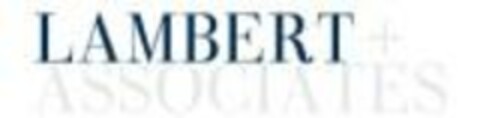 LAMBERT + ASSOCIATES Logo (EUIPO, 30.06.2008)