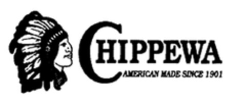 CHIPPEWA AMERICAN MADE SINCE 1901 Logo (EUIPO, 09/10/2009)