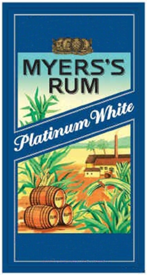 MYERS'S RUM PLATINUM WHITE Logo (EUIPO, 17.11.2009)