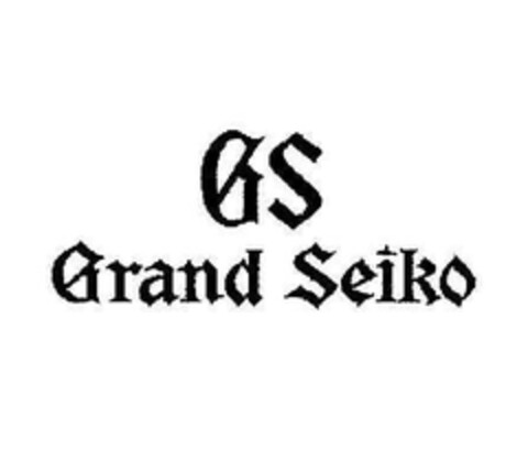 GS GRAND SEIKO Logo (EUIPO, 22.01.2010)