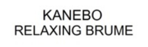 KANEBO RELAXING BRUME Logo (EUIPO, 29.06.2016)