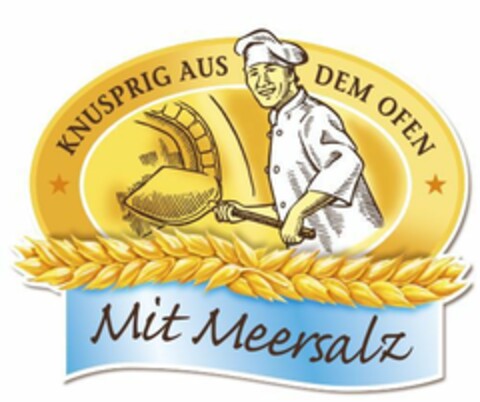 KNUSPRIG AUS DEM OFEN Mit Meersalz Logo (EUIPO, 14.02.2017)