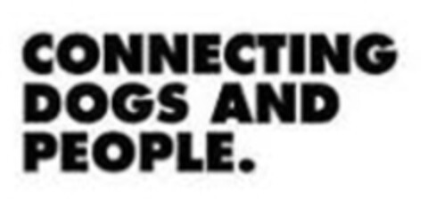 CONNECTING DOGS AND PEOPLE. Logo (EUIPO, 03.04.2018)