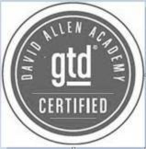 DAVID ALLEN ACADEMY GTD CERTIFIED Logo (EUIPO, 09.08.2018)