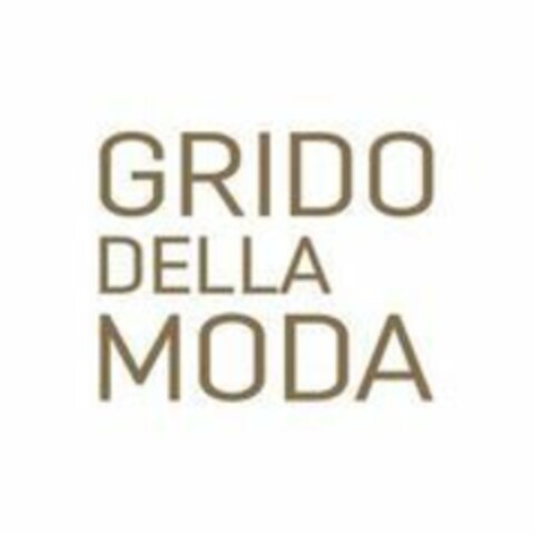 GRIDO DELLA MODA Logo (EUIPO, 17.10.2019)