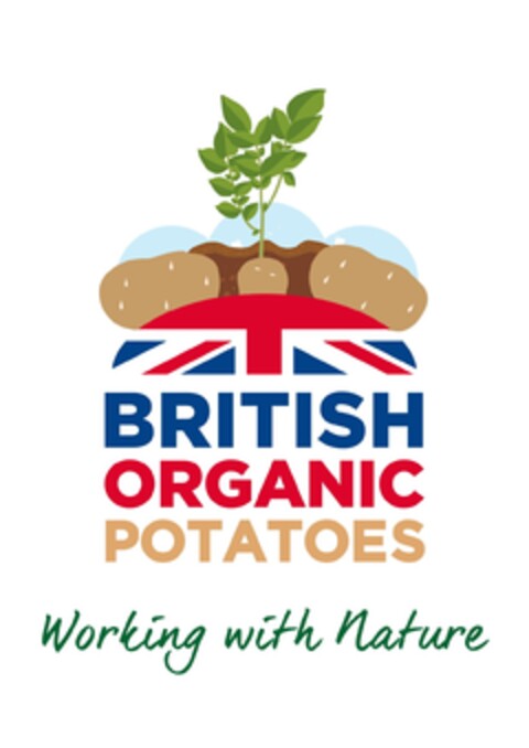 BRITISH ORGANIC POTATOES Working with Nature Logo (EUIPO, 02.08.2021)