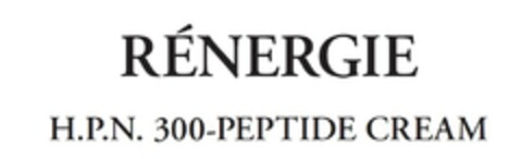 RÉNERGIE H.P.N. 300 - PEPTIDE CREAM Logo (EUIPO, 13.09.2022)