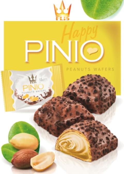 FLIS Happy PINIO PEANUTS WAFERS Logo (EUIPO, 18.01.2024)