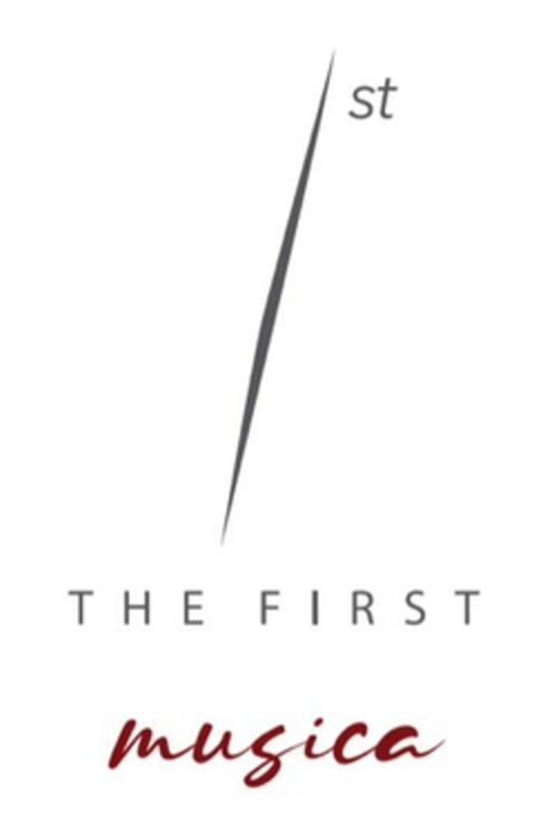 1st THE FIRST musica Logo (EUIPO, 29.06.2022)