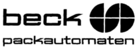 beck packautomaten Logo (EUIPO, 10/21/1996)