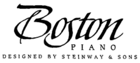 Boston PIANO DESIGNED BY STEINWAY & SONS Logo (EUIPO, 26.10.1998)