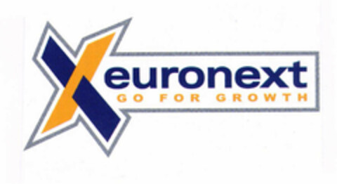 X euronext GO FOR GROWTH Logo (EUIPO, 02.02.2001)