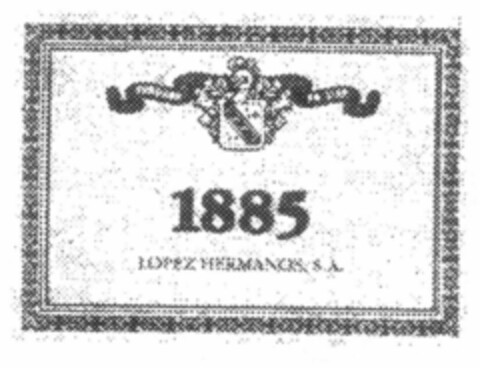 1885 López Hermanos S.A. Logo (EUIPO, 06.03.2001)