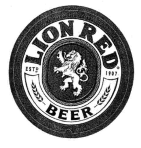 LION RED BEER ESTD 1907 Logo (EUIPO, 02/28/2002)