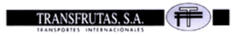 TRANSFRUTAS.S.A. TRANSPORTES INTERNACIONALES Logo (EUIPO, 05/05/2003)