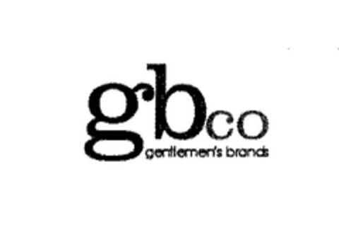 gbco gentlemen's brands Logo (EUIPO, 12.01.2005)