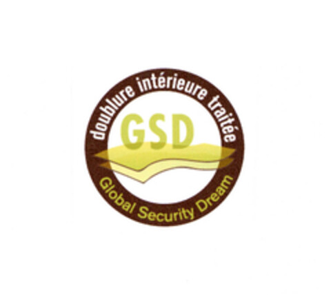 Doublure intérieure traitée. GSD. Global Security Dream Logo (EUIPO, 21.01.2008)