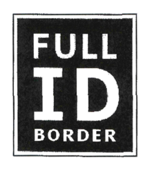 FULL ID BORDER Logo (EUIPO, 07/31/2014)