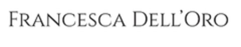 Francesca Dell'Oro Logo (EUIPO, 04/16/2015)