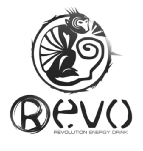 Revo Revolution Energy Drink Logo (EUIPO, 30.03.2017)