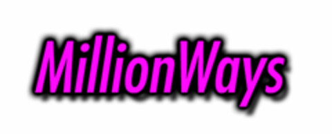 MillionWays Logo (EUIPO, 12.07.2019)