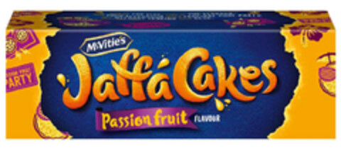 McVitie's Jaffa Cakes Passion Fruit Flavour Logo (EUIPO, 02/24/2021)