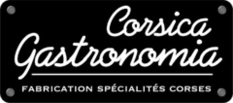 Corsica Gastronomia FABRICATION SPÉCIALITÉS CORSES Logo (EUIPO, 04/25/2023)