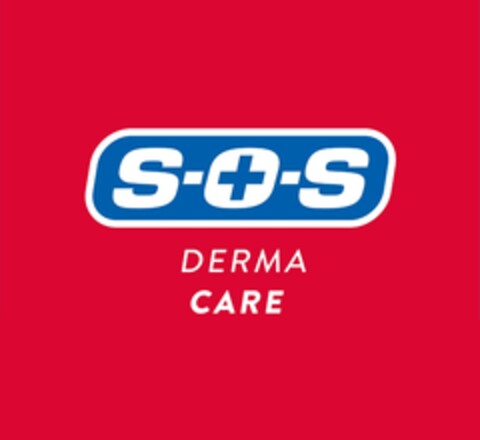 S - O - S DERMA CARE Logo (EUIPO, 07.12.2023)