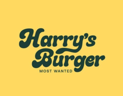 Harry's Burger MOST WANTED Logo (EUIPO, 02/03/2025)