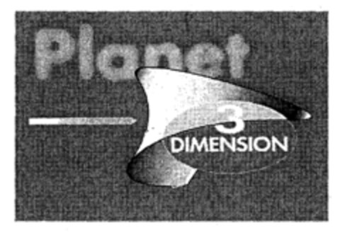 Planet 3 DIMENSION Logo (EUIPO, 10.06.1997)