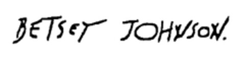 BETSEY JOHNSON Logo (EUIPO, 07/10/1997)