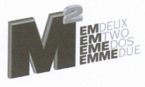 M² EMDEUX EMTWO EMEDOS EMMEDUE Logo (EUIPO, 18.12.2000)