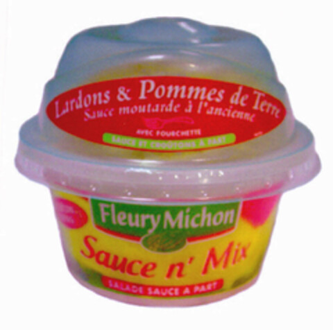 Fleury Michon Sauce n' Mix Lardons & Pommes de Terre Sauce moutarde à l'ancienne Logo (EUIPO, 02/19/2002)