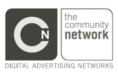 CN the community network DIGITAL ADVERTISING NETWORKS Logo (EUIPO, 18.12.2006)