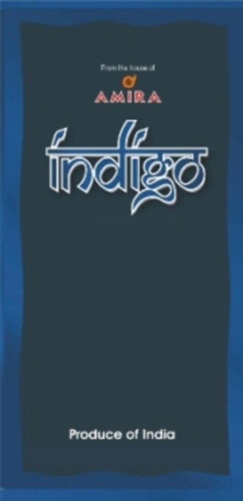 From the house of AMIRA indigo Produce of India Logo (EUIPO, 20.10.2008)