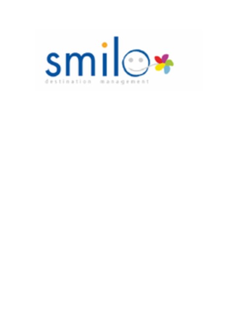 SMILO DESTINATION MANAGEMENT Logo (EUIPO, 18.08.2010)