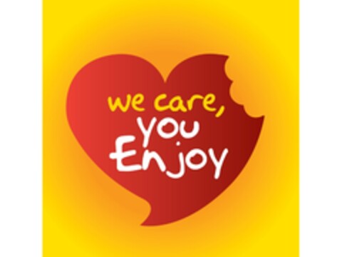 WE CARE, YOU ENJOY Logo (EUIPO, 04.10.2011)